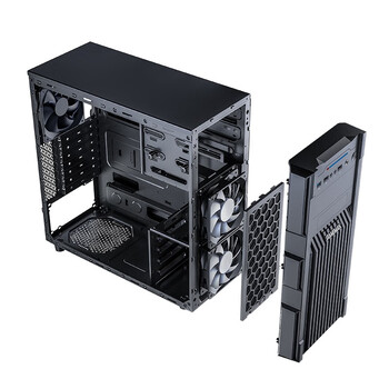 游戏帝国(GAMEMAX)战狼炫彩防尘多硬盘位台式电脑机箱RTX40显卡(ATX/带3风扇/侧透/光驱位/扩展硬盘位) 游戏帝国(GAMEMAX)战狼炫彩防尘多硬盘位台式电脑机箱RTX40显卡(ATX/带3风扇/侧透/光驱位/扩展硬盘位)