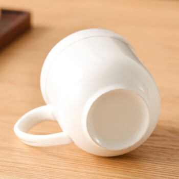 洁雅杰陶瓷茶杯 带盖水杯子(350ml)陶瓷茶杯陶瓷办公杯 贵族杯