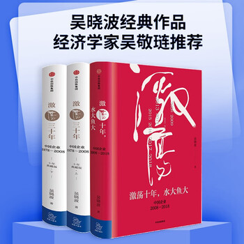 B激荡四十年 吴晓波著激荡三十年激荡十年中国企业豆瓣9.0 激荡三十年