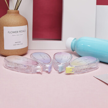 国誉（KOKUYO）学生Campus原纸色替芯式修正带淡彩曲奇·晴空·修改带 5mm*8m 本体 日落红橙 WSG-TWVT3508RY