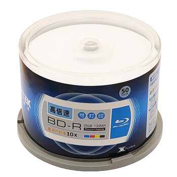 铼德(RITEK)蓝光 BD-R 25G 10X 50桶装 空白刻录光盘 铼德(RITEK)蓝光 BD-R 25G 10X 50桶装 空白刻录光盘