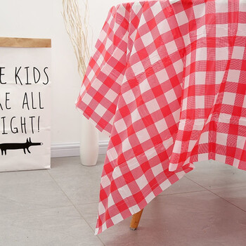 HOUYA一次性桌布1.6米10张 野营餐垫餐桌布家用餐布印花台布防水桌垫