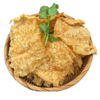 网红火锅配菜油炸腐竹 新鲜炸豆皮干货 柳州螺蛳粉专用炸腐竹 炸腐竹