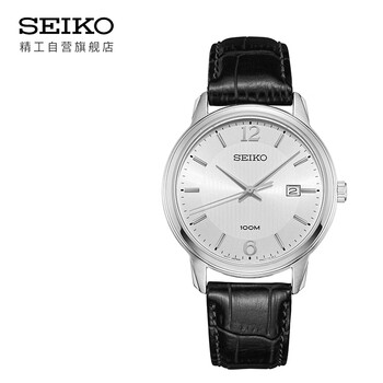 精工SUR265P1】精工（SEIKO）男表时尚商务日历显示款白盘皮带100米防水防磁石英手表SUR265P1【行情报价价格评测】-京东