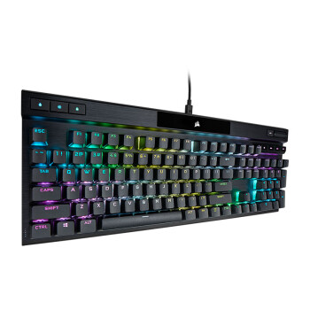 美商海盗船 (USCORSAIR) K70 RGB PRO 黑色 樱桃红轴 铝制框体 独立背光 PUBG吃鸡瓦罗兰特LOL