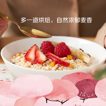 悠采中粮果蔬燕麦片600g（30g*20袋）高纤全谷物烘焙冲泡速食早餐代餐