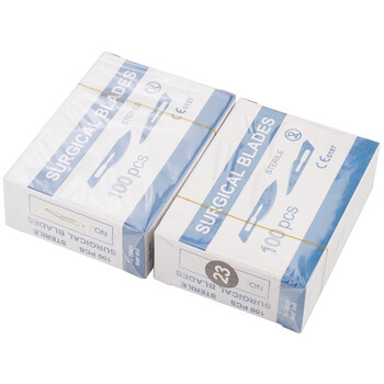 冰禹 BYA-332 手术刀片工业用 碳钢刀片 实验室用标本制作工具 11#(100片一盒)