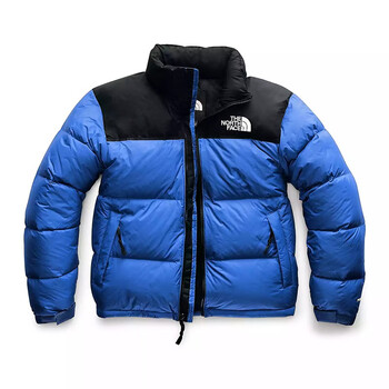 north face 北面 1996 retro nuptse 700鹅绒填充夹克男士羽绒服 蓝色