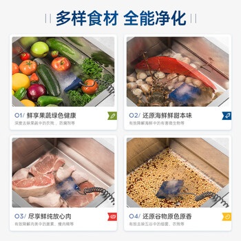 摩飞电器(Morphyrichards)果蔬清洗机 家用双仓有线洗菜机 蔬菜水果分类去农残净化机洗水果神器 MR2061 椰奶白 摩飞电器(Morphyrichards)果蔬清洗机 家用双仓有线洗菜机 蔬菜水果分类去农残净化机洗水果神器 MR2061 椰奶白