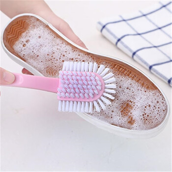 多头长柄清洁鞋刷鞋内无死角硬毛洗鞋刷  软毛洗衣刷 多功能鞋刷 小鞋