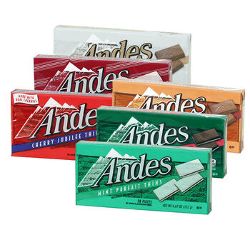 Andes安迪士薄荷夹心巧克力美国进口多口味糖果网红休闲零食年货单层薄荷巧克力 1盒 图片价格品牌报价 京东