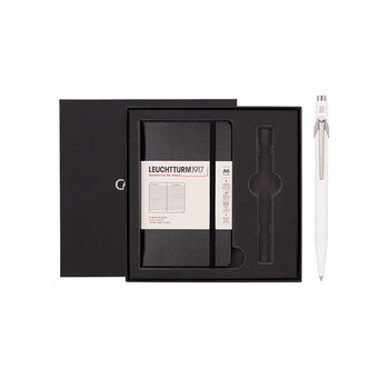 凯兰帝（CARAN  d'ACHE）849橙色圆珠笔灯塔笔记本联名礼盒 橙色荧光 849030