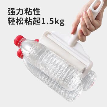 LYNN通用型粘毛卷纸16cm6卷360撕粘毛器替换纸滚筒沾毛滚纸芯猫毛神器