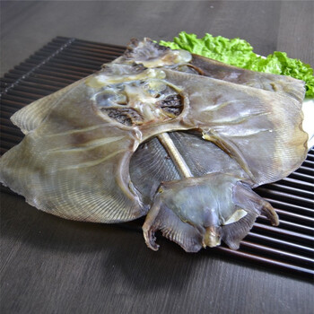 山东青岛晒老板鱼干货新鲜劳农家自晒制海捕不咸孔鳐鱼干干货 400g/条