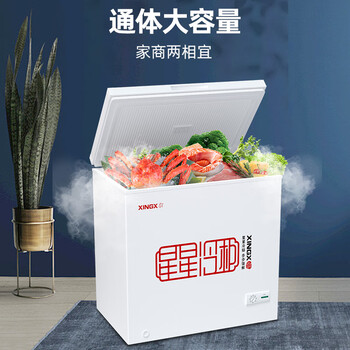 星星(XINGX) 219升小型冰柜家用 冷藏冷冻转换冷柜 大容量单温单箱低霜 顶开门冰箱 BD/BC-219E 星星(XINGX) 219升小型冰柜家用 冷藏冷冻转换冷柜 大容量单温单箱低霜 顶开门冰箱 BD/BC-219E