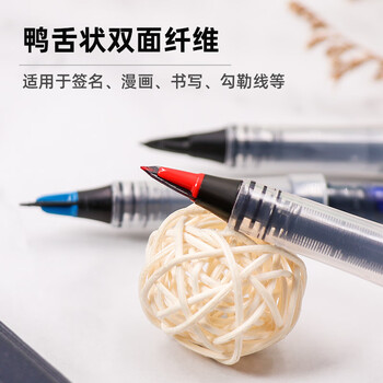 派通（Pentel ）大班签字笔替芯0.7-2.0mm 手绘漫画速写笔芯（适用于TRJ50） MLJ20 红色