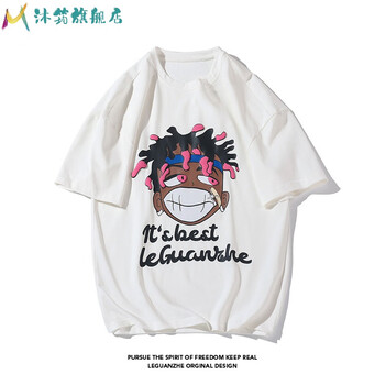 木清清13-15-18青少年初中生高中生24夏季短袖t恤男大童14学生16岁 白