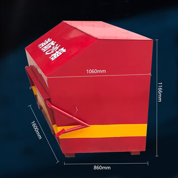 加油站消防沙箱1立方中石油脚踏沙池2立方防汛砂箱不锈钢灭火沙箱