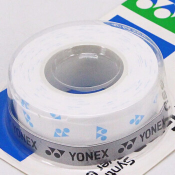 尤尼克斯YONEX羽毛球手胶轻薄防滑吸汗功能型柄皮AC-147EX白/天蓝3条装