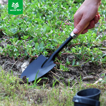 沃施worth园艺小铲子家用花园挖土种菜种花小锄头工具户外种植三件