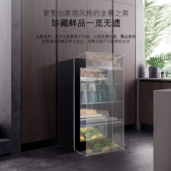 卡萨帝 （Casarte）142升客厅家用保鲜冰吧办公室酒柜客厅冰箱饮料雪茄茶叶冷藏展示柜 LC-142WEBU1 