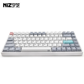 宁芝(NIZ)PLUM84v6pro 静电容8000HZ赛事级电竞FPS游戏低延迟1MS键盘 mini84pro v6电竞版45g-T系列