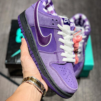纯原nk sb dunk low purple lobster联名 紫 绿 砖红龙虾运动板鞋