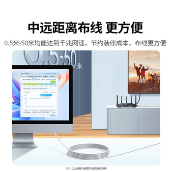绿联 六类网线 千兆高速网络宽带线 CAT6八芯双绞成品跳线 灰白1米 20174 绿联 六类网线 千兆高速网络宽带线 CAT6八芯双绞成品跳线 灰白1米 20174