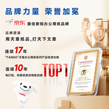 天章 （TANGO）空白凭证纸210*127mm 70g单据复印纸发票打印纸适用于用友金蝶财务软件记账凭证500张/包 4包装