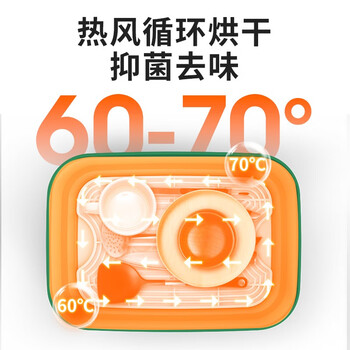 澳得迈多功能折叠除菌烘干机 母婴适用UV紫外线净化杀菌三重加热烘干模式ST-867 白绿色