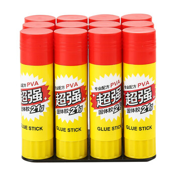 晨光（M&G）21g超强高粘度固体胶PVA胶棒学生手工固体黏胶ASG97155 3支