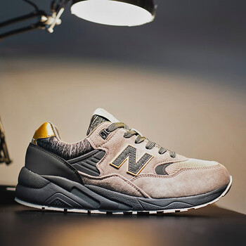 新百伦联名男鞋秋冬季580新款nb大码学生情侣款运动鞋纽巴伦官灰金45