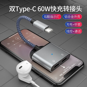 ipad转接头适用2021 pro/2020/2022苹果平板电脑air5/air4转接器 【双