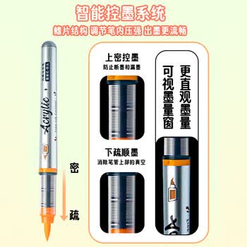 名遇直液式软头丙烯马克笔48色学生专用不透可叠色大容量水彩笔绘画笔生日礼物48色