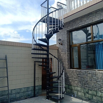 室外楼梯室外旋转楼梯转梯室外用楼梯防水楼梯 加厚托盘