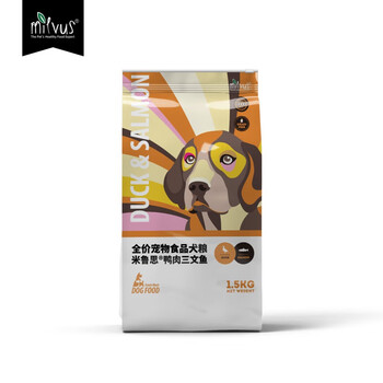 嗗达woofstard狗粮鲜肉牦牛肉虫草美毛长肉全犬期10kg米鲁斯15kg鸭肉