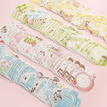 誉禾异形便签纸创意可爱卡通少女手帐拼贴背景记事本素材纸无粘性可书写DIY手账装饰100张 4232奇妙世界 誉禾异形便签纸创意可爱卡通少女手帐拼贴背景记事本素材纸无粘性可书写DIY手账装饰100张 4232奇妙世界