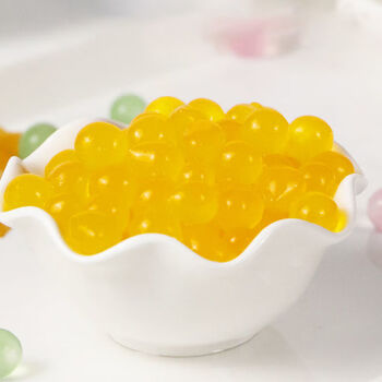 原味免煮网红脆波波珍珠果冻爆爆珍珠奶茶粉圆专用袋装芒果晶球1000g