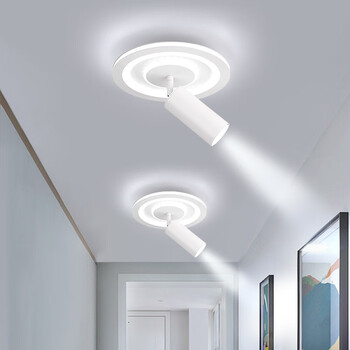 满天星射灯过道灯走廊阳台灯led吸顶灯入门玄关灯美聚万光现代简约