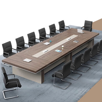 薇泰会议桌办公家具大型长桌开会办公桌大板桌培训桌会议室桌椅组合
