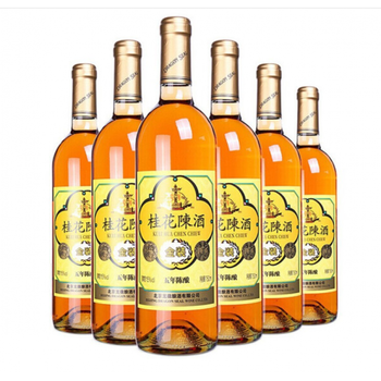 龙徽葡萄酒中华牌桂花陈酒金装五年陈甜酒13度750mlx6瓶整箱 图片价格品牌报价 京东