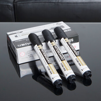 得力(deli)白板笔墨水 白板笔补充液 易擦可加墨白板笔 S502黑色白板笔(10支) 得力(deli)白板笔墨水 白板笔补充液 易擦可加墨白板笔 S502黑色白板笔(10支)