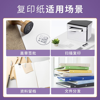 晨光（M&G）紫晨光 A4 70g 多功能双面打印纸 品质热销款复印纸 500张/包 单包装 APYVQ25L