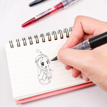 派通（Pentel ）大班签字笔替芯0.7-2.0mm 手绘漫画速写笔芯（适用于TRJ50） MLJ20 红色
