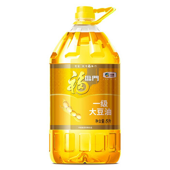 福临门 中粮 食用油 一级大豆油 转基因豆油 福临门一级大豆油5l