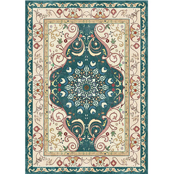 土耳其地毯 土耳其民族风地毯加厚美式乡村复古客厅茶几毯家用卧室