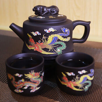 紫砂茶壺 臥虎蔵龍壺 宜興元坑紫砂 癸酉年1993年製 作家物 在銘 未使用美品 紫砂茶壺 臥虎蔵龍壺 宜興元坑紫砂 癸酉年1993年製 作家物 在銘