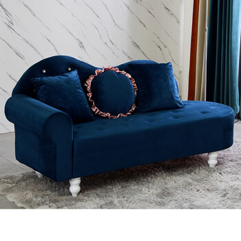 单个简约轻奢单欧式懒卧室美人榻客厅商城服装店铺小沙发休闲躺贵妃椅