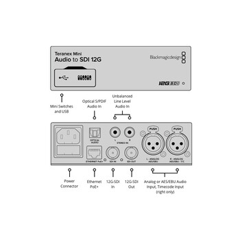 blackmagic design Teranex Mini Audio to SDI 12G TeranexMini系列转换器 小型转换器 BMD转换器
