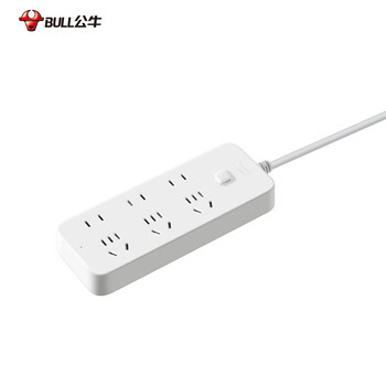 公牛（BULL） 插座/插线板/插排/排插/接线板/拖线板  3C认证  6位总控开关全长3米  GN-B2330